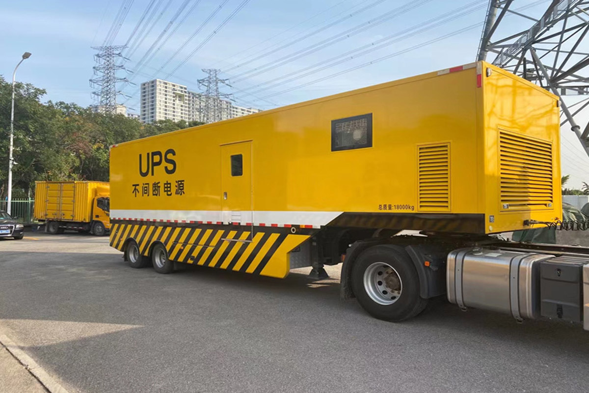 青冈发电机租赁施工现场